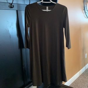 Olive basic dress- so cute with boots and a cardigan or keep it simple!